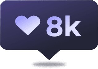 8k likes